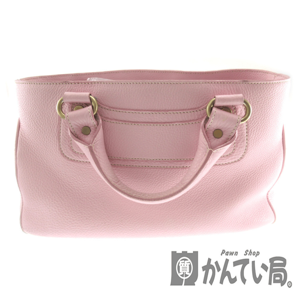 CELINE Boogie Bag Handbag Leather Pink